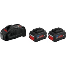 Bosch Procore 18 Volt Akü Seti (2 Adet Procore 18V 5.5 Ah + 1 Adet Gal 1880 Cv)