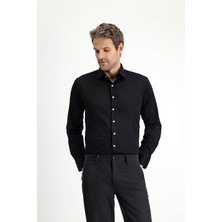 Kiğılı Uzun Kol Slim Fit Dar Kesim Klasik Nano Care Su İtici Leke Tutmaz 4 Mevsim Pamuk Gömlek