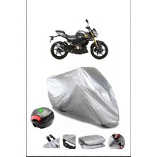 Breen Rks SRK125-S Arka Çanta Uyumlu Motosiklet Branda Su Geçirmez Dayanıklı Kumaş