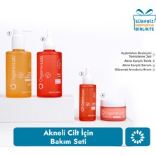 OrganixLab Yağlı Cilt Bakım Seti I Akneli Ciltler I Aha Bha C Vitamini Niasinamid I 4'lü Set