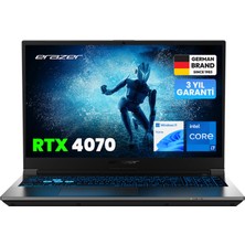 Erazer Deputy P60 MD62624 Intel Core i7 13620H 16GB 1TB SSD RTX4070 Windows 11 Home 15.6" 144Hz FHD Taşınabilir Bilgisayar