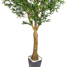 Herdekora Yapay Zeytin Ağacı 3578 Yaprak 154 Meyveli Yeşil 240 Cm.