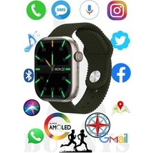 Bunnys Apple Iphone 13 Pro Max Uyumlu Akıllı Saat Konuşma Özellikli Watch 9 Pro 45MM Amoled Ekran