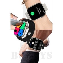 Samsung Galaxy A30 Uyumlu Akıllı Saat Watch 9 Pro Konuşma Özellikli Amoled Ekran 45MM