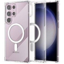 Samsung S23 Ultra Magsafe Silikon Şeffaf