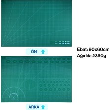Techmaster Kesme Matı Cutting Mat Kesim Altlığı A1 Ebatında 90 x 60 cm