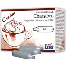 Liss Krema Tüpü 10' Lu Paket | Cream Chargers (Kst-08)