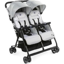 Nessiworld Chicco Ohlala Twin Ikiz Bebek Arabası Silver