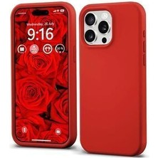 Iphone 14 Pro Max Uyumlu Içi Kadife Lansman Silikon Kılıf