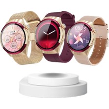 Ayers Sk6 Mini 3 Kordonlu 41 mm Watch 9 Mini Süper Amoled Akıllı Saat Hediye Paketi