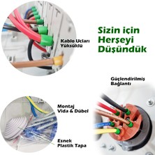 Hgsşarj Classic Compact, Trifaze Elektrikli Araç Kombinasyon Kutusu 5X32A + 1X16A - Schneider Marka Sigorta Grubu