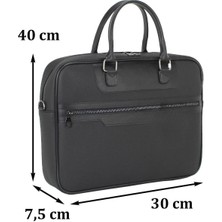 Meschain Laptop & Evrak Çantası 15,6 '' Omuz Askılı Su Geçirmez Dış Yüzey Unisex