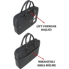 Meschain Laptop & Evrak Çantası 15,6 '' Omuz Askılı Su Geçirmez Dış Yüzey Unisex