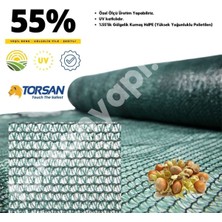 Torsan Fındık Toplama Filesi – Yüzde 55Lik Fındık Filesi – Yeşil - 5 Metre x 6 Metre