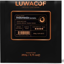 Luwacof Indonesia Sumatra Yöresel Kahve 250 gr