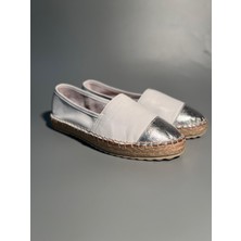 Noble Shoes Hakiki Deri Espadril Babet