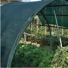 Torsan Gölgelik File – 95LIK Çit Filesi – Şeritli Halkalı – Yeşil Renk - 2 Metre x 50 Metre