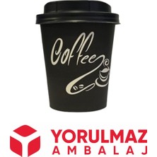 Bencup 200 cc 8 Oz Kapaklı Karton Bardak 50  Li