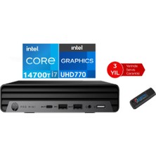 Hp Pro Mini 400 G9 Intel Core İ7-14700T 16GB Ddr5 1tb SSD WINDOWS11HOME Mini Masaüstü Bilgisayar 99H6W3ET38+ZETTAUSBBELLEK