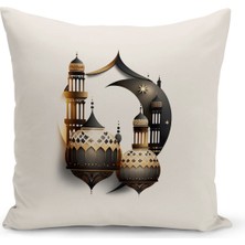 Bertille Home Ramazan Serisi Çift Tarafı Dijital Baskılı Kırlent Kılıfı