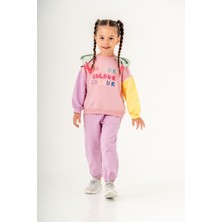 Harika Kids Kız Çocuk Iki Iplik Kapşonlu Eşofman Takımı
