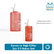 Organixlab Karma ve Yağlı Ciltler Bakım Seti I Bha C Vitamini Niasinamid Çay Ağacı I 2'li Set