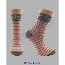 Moda Socks 3 Çift Desenli Kadın Soket Çorap