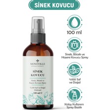 Monoville Sinek ve Böcek Kovucu Sprey 100 ml %100 Doğal (Fly And Insect Repellent spray)