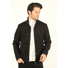 Brango Erkek Giyim Kaşe Kaban - Brango - 71147- Siyah - 50