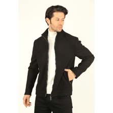 Brango Erkek Giyim Kaşe Kaban - Brango - 71147- Siyah - 50