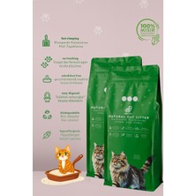 Mısır Koçanından Doğal Topaklanan Tozsuz Kedi Kumu 20lt (2*10lt)