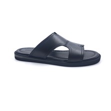 Hammer Jack Matera H2510 Hafif Tasarım Konfor Hakiki Deri Siyah Erkek Terlik