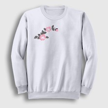 Presmono Unisex Beyaz Marinette Dupain Cheng Mucize Uğur Böceği Miraculous Ladybug Sweatshirt