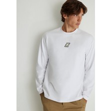 Mavi Mavi Pro Baskılı Beyaz Tişört 0612433-620