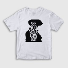 Presmono  Çocuk Beyaz See You Anime Cowboy Bebop T-Shirt