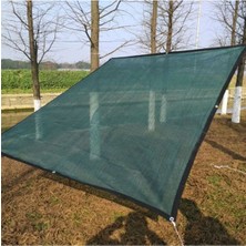 Torsan Gölgeleme Tülü – 40LIK Gölgelik File – Siyah Şeritli Halkalı - 1 Metre x 1 Metre