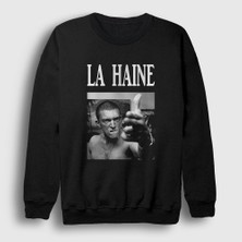 Presmono Unisex Siyah Vinz Film La Haine Sweatshirt