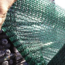 Yeşil File Gölgelik – 40LIK Gölgelik File – Şeritli Halkalı - 1 Metre, 4 Metre