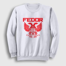 Presmono Unisex Beyaz Emperor V2 Ufc Mma Fedor Emelianenko Sweatshirt
