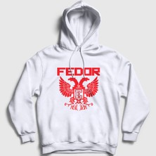 Presmono Unisex Beyaz Emperor V2 Ufc Mma Fedor Emelianenko Kapüşonlu Sweatshirt