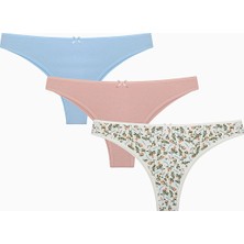 Penti Fresh Autumn Pamuklu 3lü Brazilian Külot