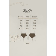 Siera Kadın Bato Yüksek Bel 3'lü Külot Seti