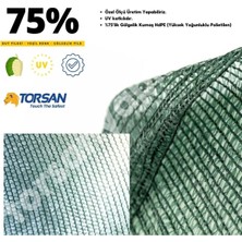 Torsan Dut Toplama Filesi – Yüzde 75LIK – Yeşil – Düz - 1.5 Metre x 18 Metre
