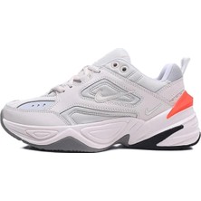 Nike M2K Tekno Leather Unisex Sneaker Hakiki Deri Kadın Günlük Spor Ayakkabı Krem