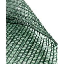 Torsan Gölgelik Filesi – 55 Lik Çit Filesi – Şeritli Halkalı – Yeşil Renk - 5 Metre x 6 Metre