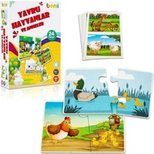 Yavru Hayvanlarve Anneler Puzzle