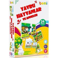 Yavru Hayvanlarve Anneler Puzzle