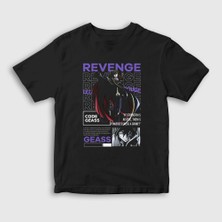 Presmono  Çocuk Siyah Lelouch Anime Code Geass T-Shirt