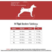TailPetz V-Tipi Köpek Göğüs Tasması - Yumuşak Dokulu