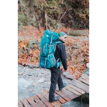 Raikou Ultra Dayanıklı Su Geçirmez Trekking Çantası – Ergonomik Tasarım, 80L Kapasite-Yeşil